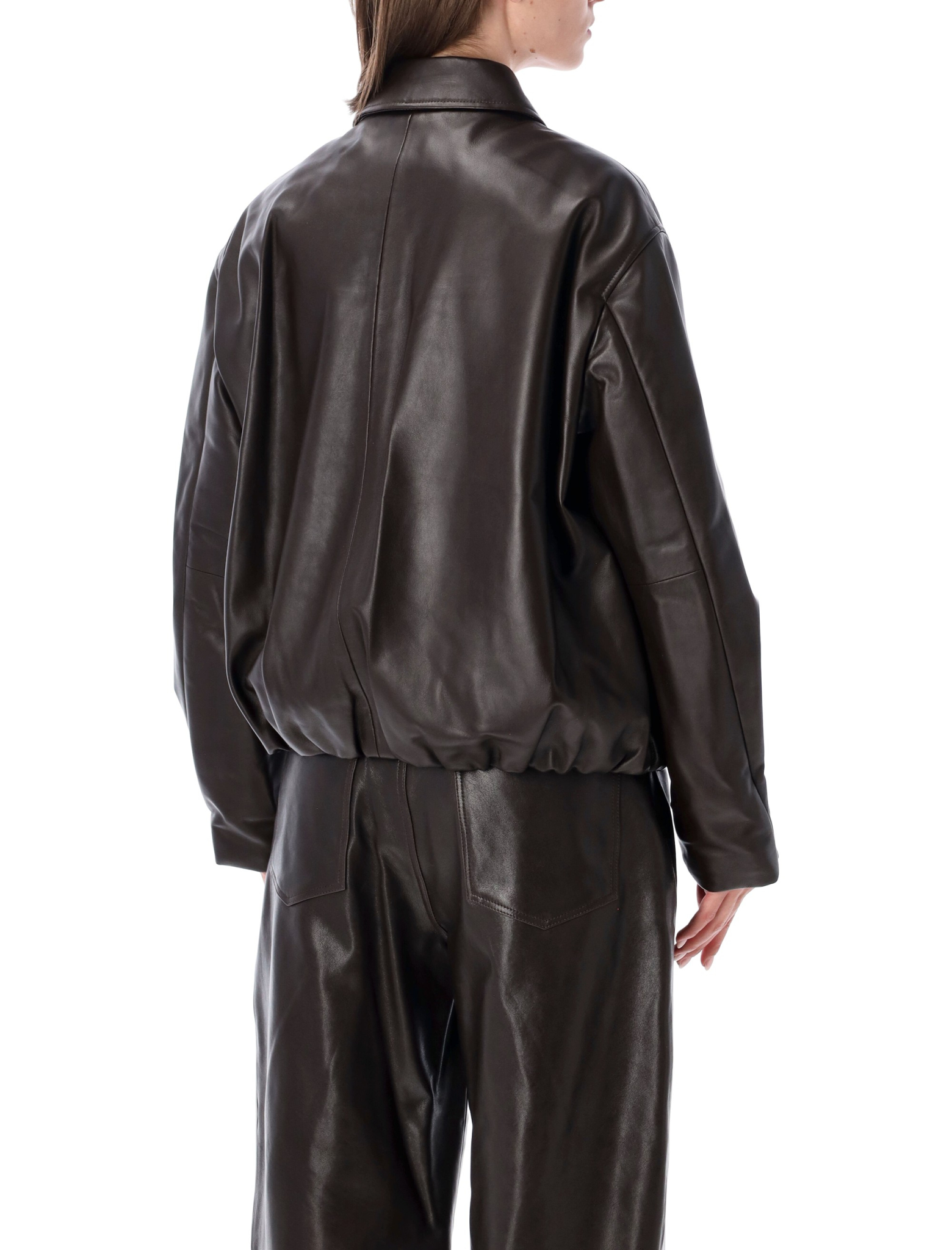 [Arma] Leather Jacket FW26 MELISCOFFEE BEA