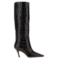 [Amina Muaddi] Boots FW26 MONABOOT80 SHINYCOFFEE