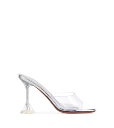 [Amina Muaddi] Slippers FW26 LUPITAGLASSSLIPPER95 TRASIL