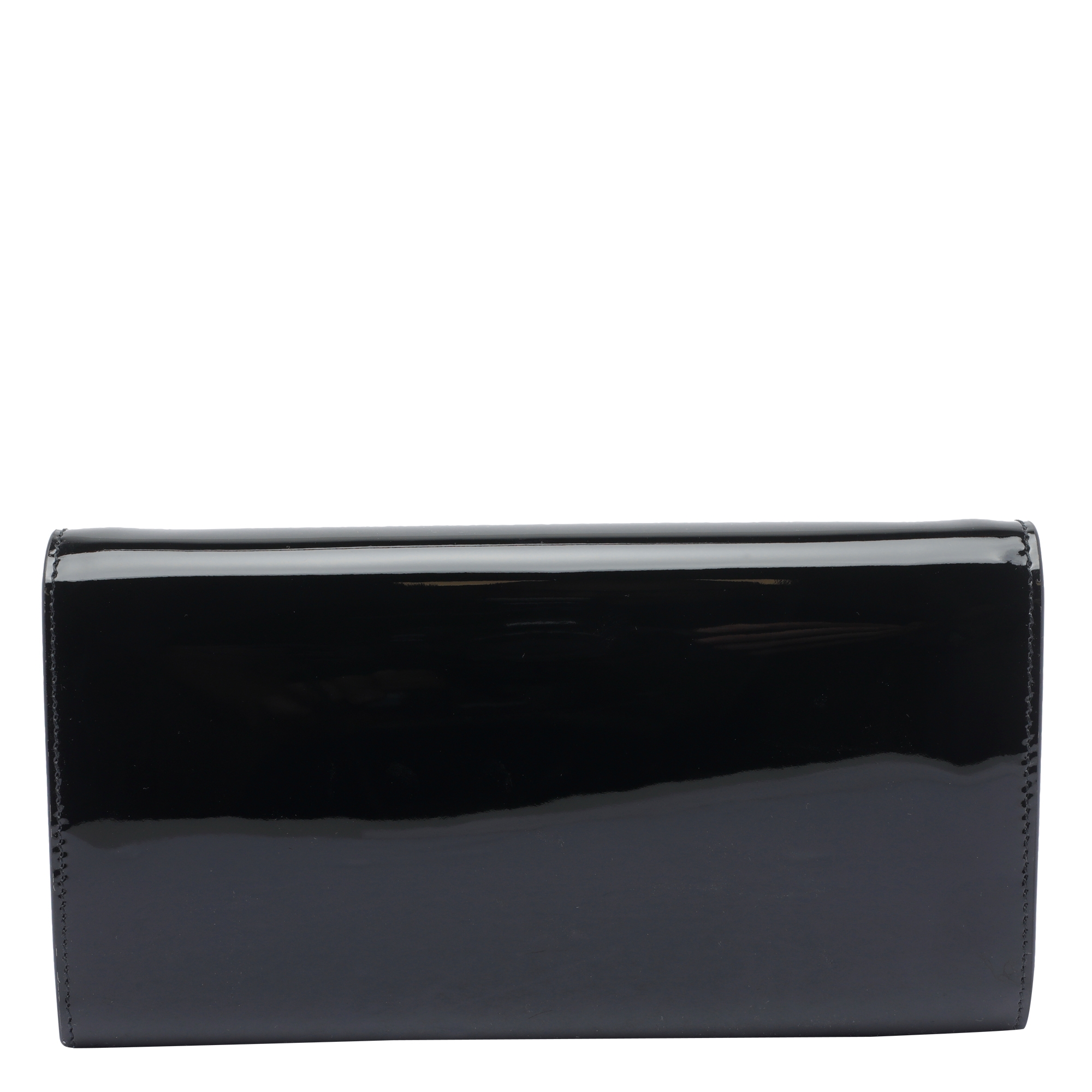 [Jimmy Choo] Clutch bag FW26 EMMIEPATBLACK/LIGHT GOLD