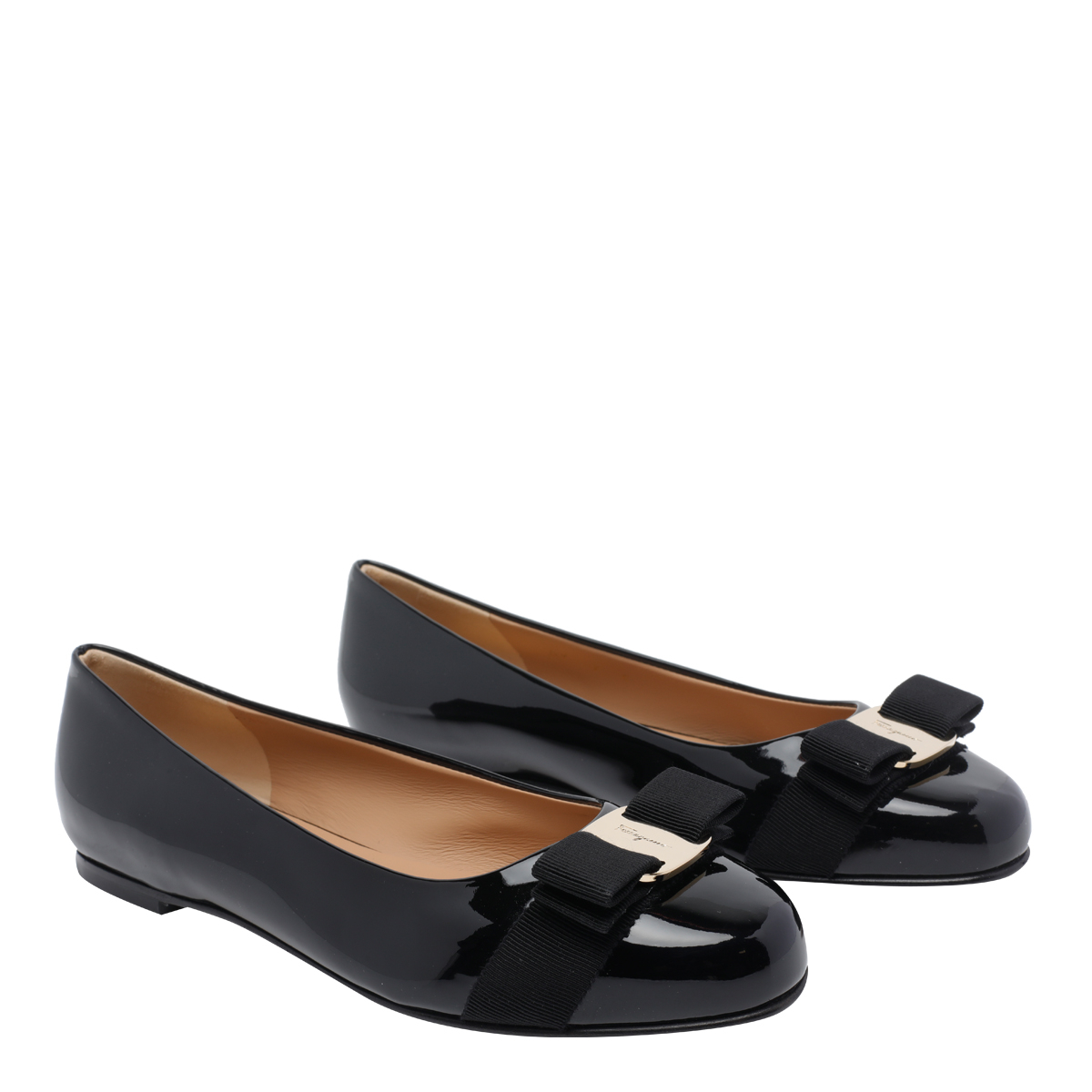 [Salvatore Ferragamo] Flat shoes FW26 78203601J070NERO/BISCOTTO