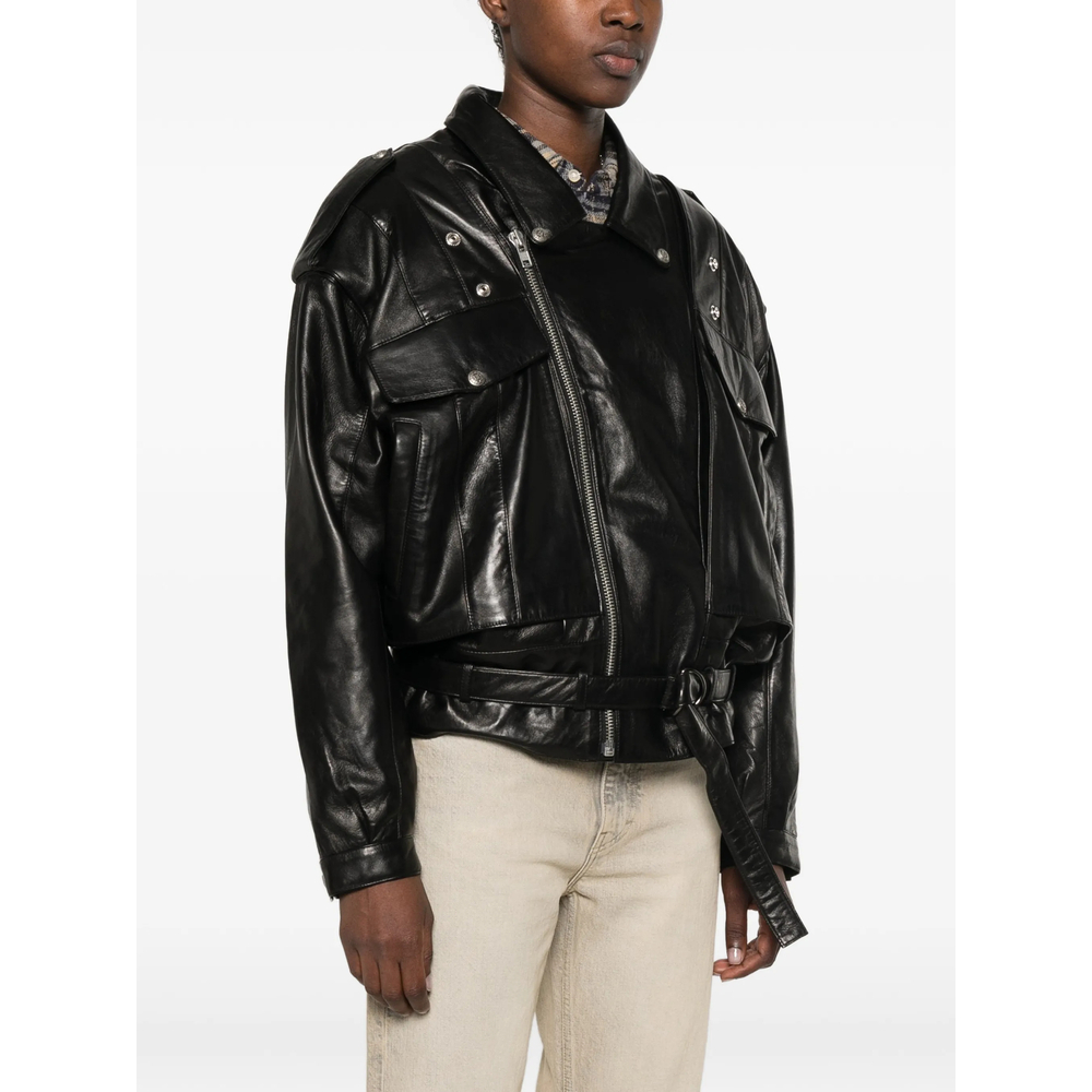 [R13] Leather Jacket FW26 R13WR674 R866A BLACK