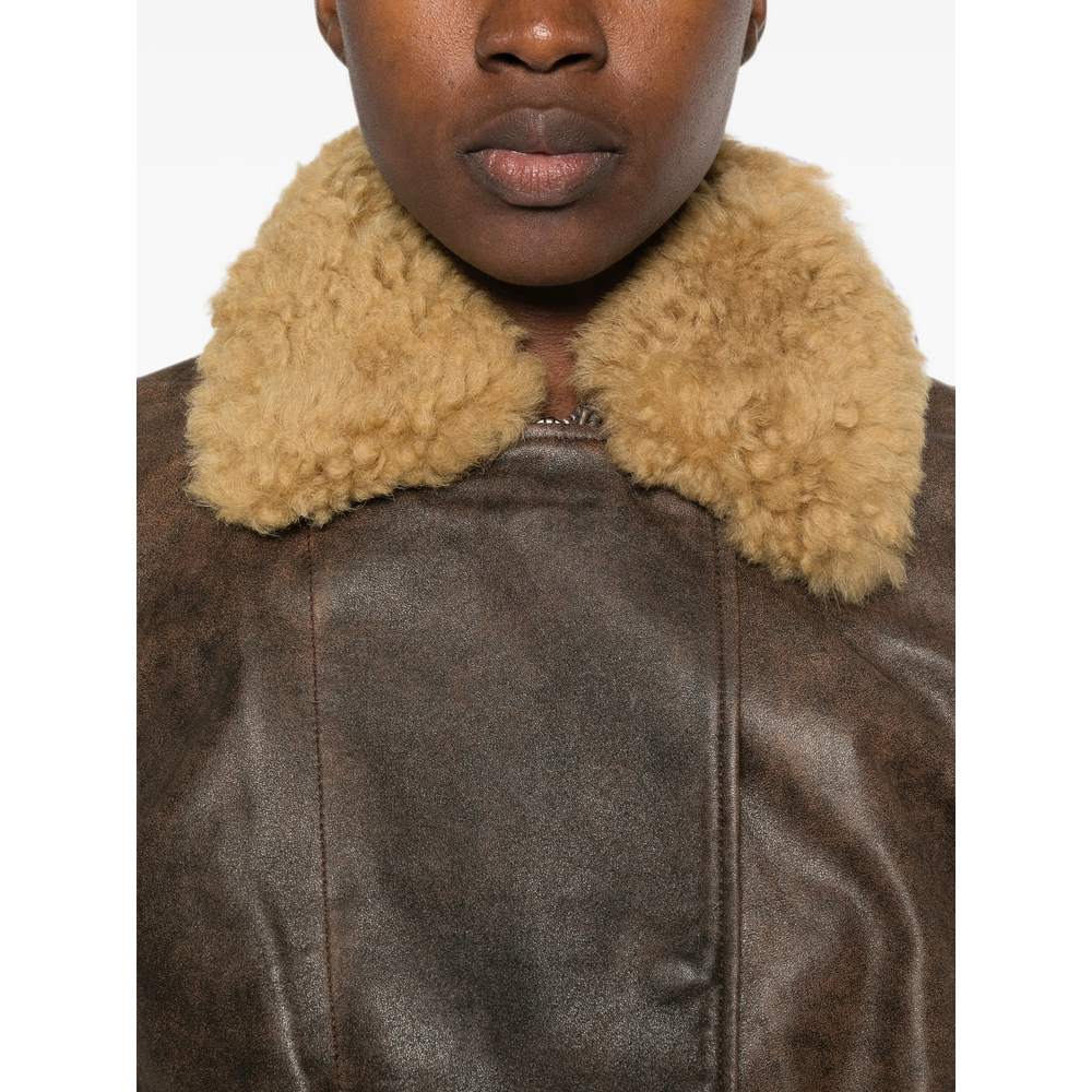 [R13] Leather Jacket FW26 R13WR676 R868A BROWN