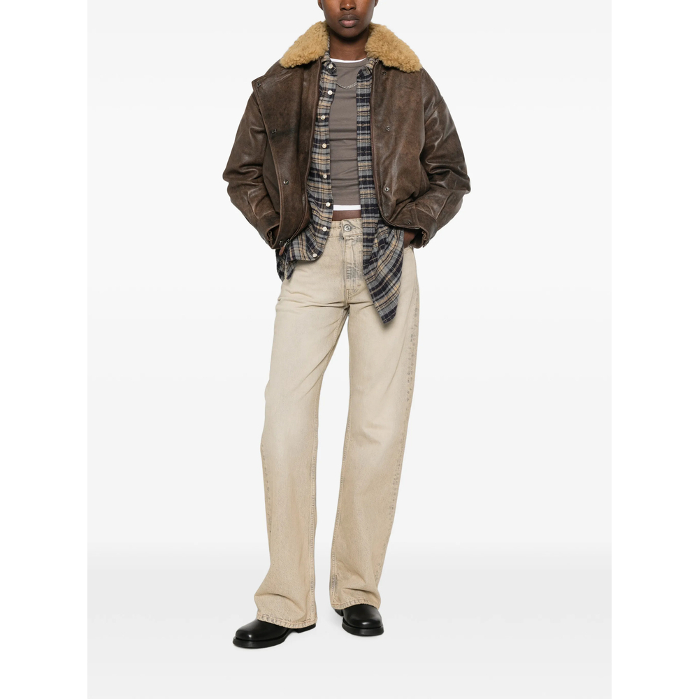 [R13] Leather Jacket FW26 R13WR676 R868A BROWN