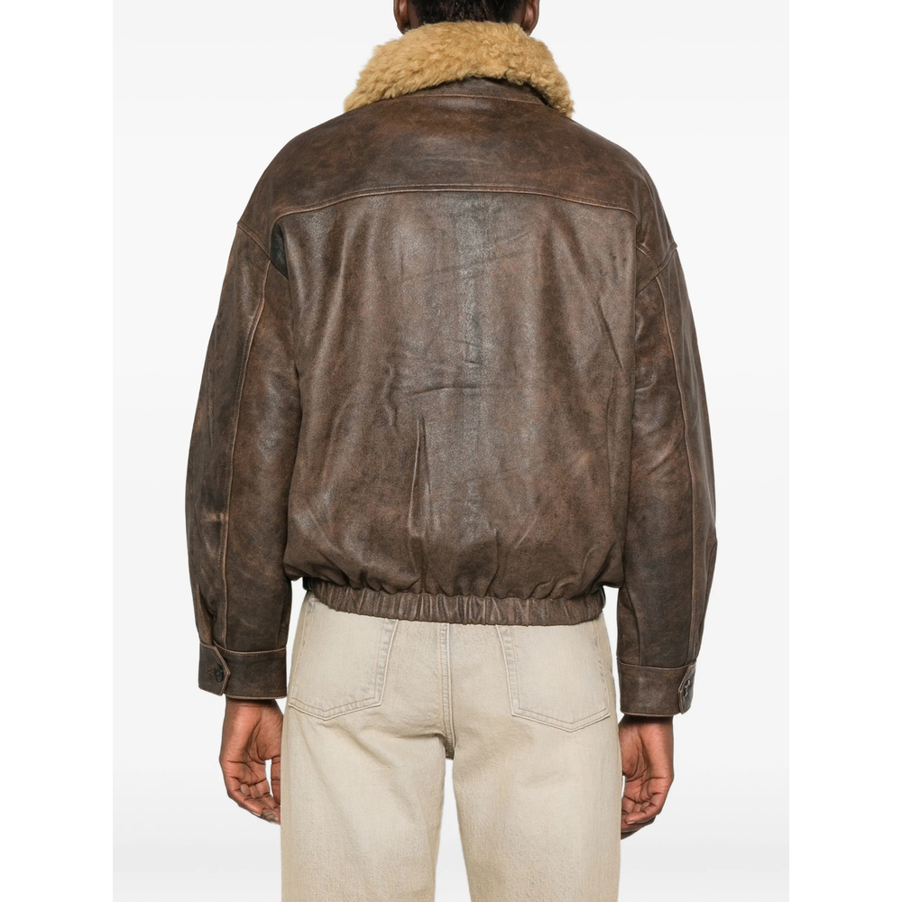 [R13] Leather Jacket FW26 R13WR676 R868A BROWN