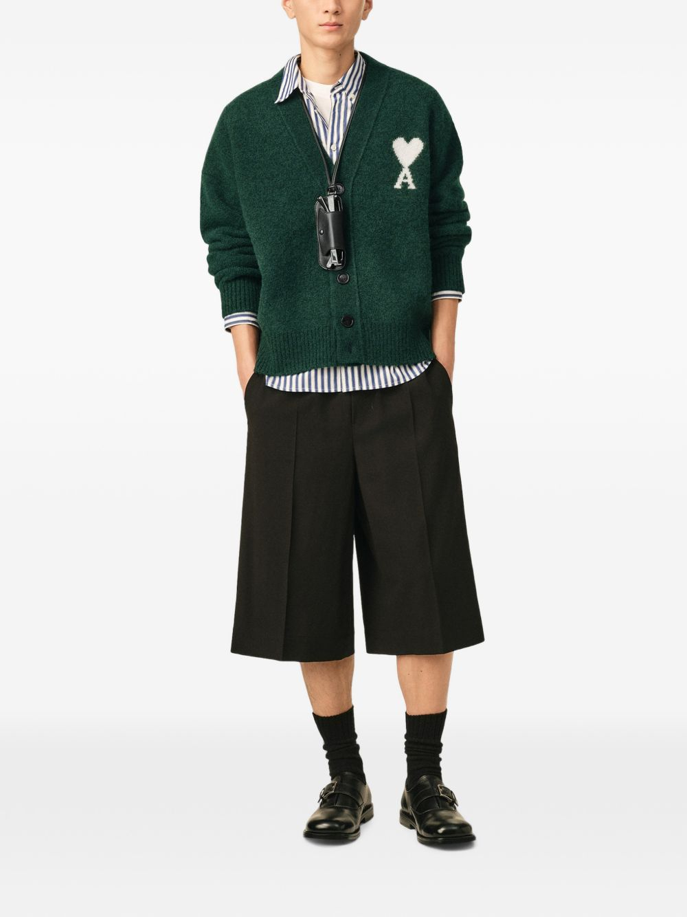 [Ami Paris] Cardigan FW26 UKC365KN0135A279