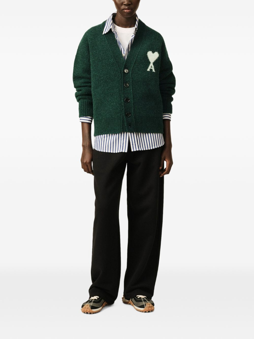 [Ami Paris] Cardigan FW26 UKC365KN0135A279