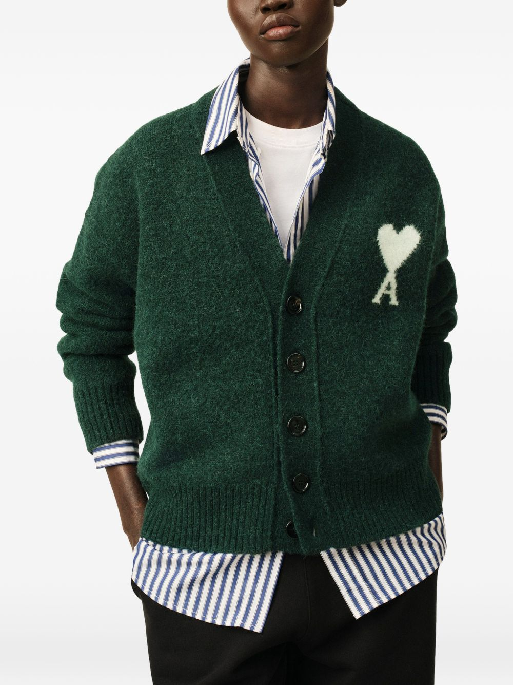 [Ami Paris] Cardigan FW26 UKC365KN0135A279