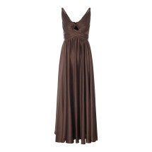 [Zimmermann] Sleeveless dress FW26 5396DF26RBCH BITTER CHOCOLATE