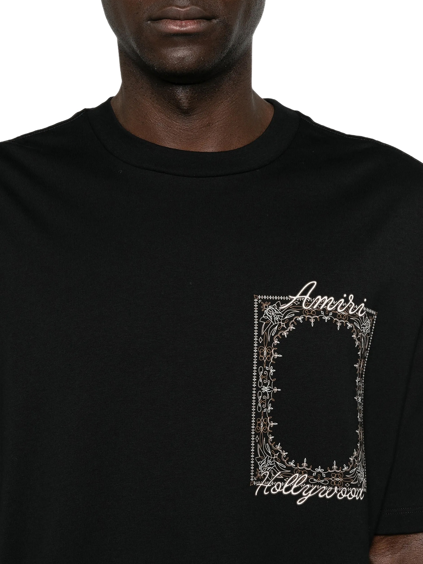 [Amiri] T-shirts Short Sleeve FW26 AM426JR0040002 BLACK