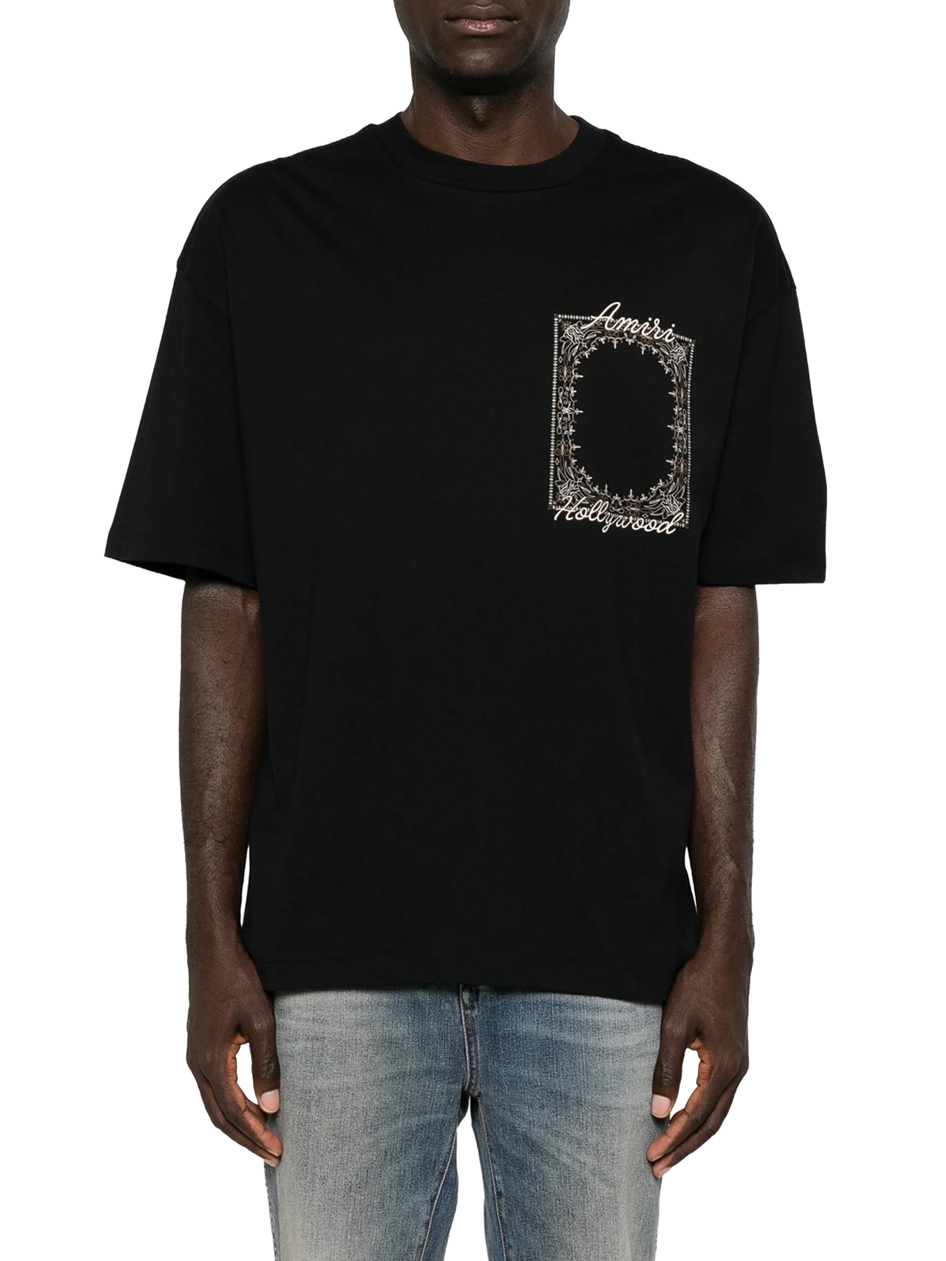 [Amiri] T-shirts Short Sleeve FW26 AM426JR0040002 BLACK