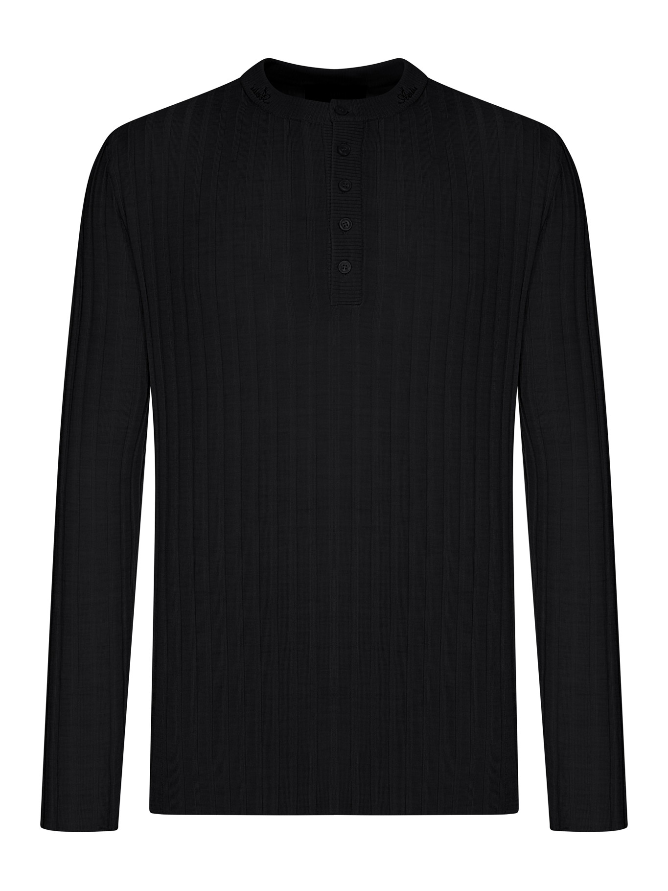 [Amiri] T-shirts Long Sleeve FW26 AM426KN0360002 BLACK