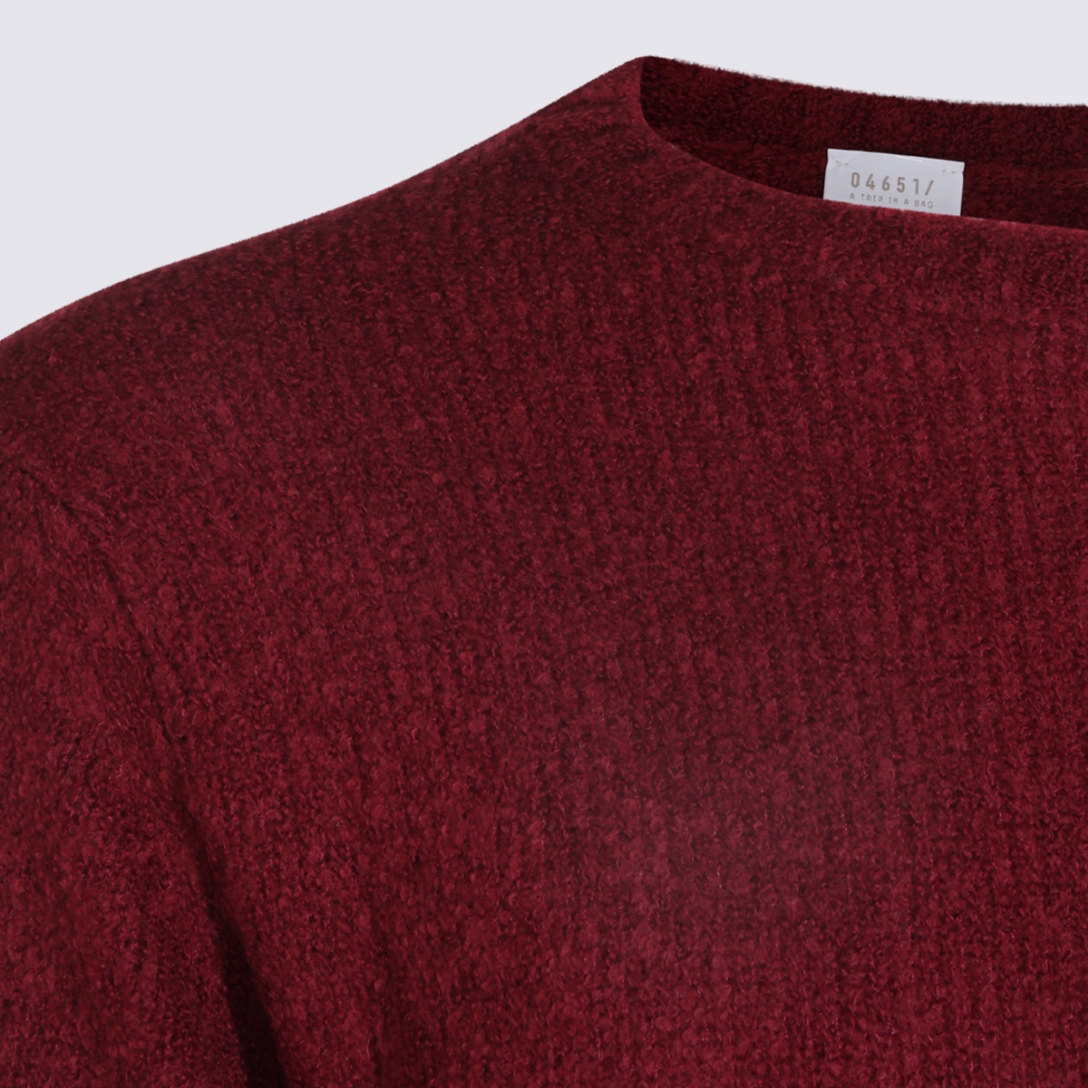 [04651 / A TRIP IN A BAG] Knitwear FW26 3KN2602B22BURGUNDY