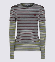 [GANNI] T-shirts Long Sleeve FW26 A1040472431