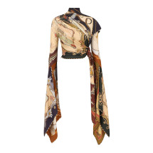 [Zimmermann] Tank top FW26 9695TF261SPLS SPLICED SCARVES