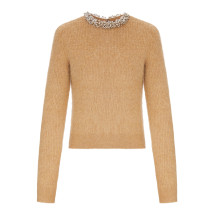 [Self-portrait] Knitwear FW26 AW26094TBRBROWN
