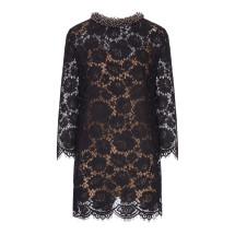 [Self-portrait] Long sleeve dress FW26 AW26045SBBLACK