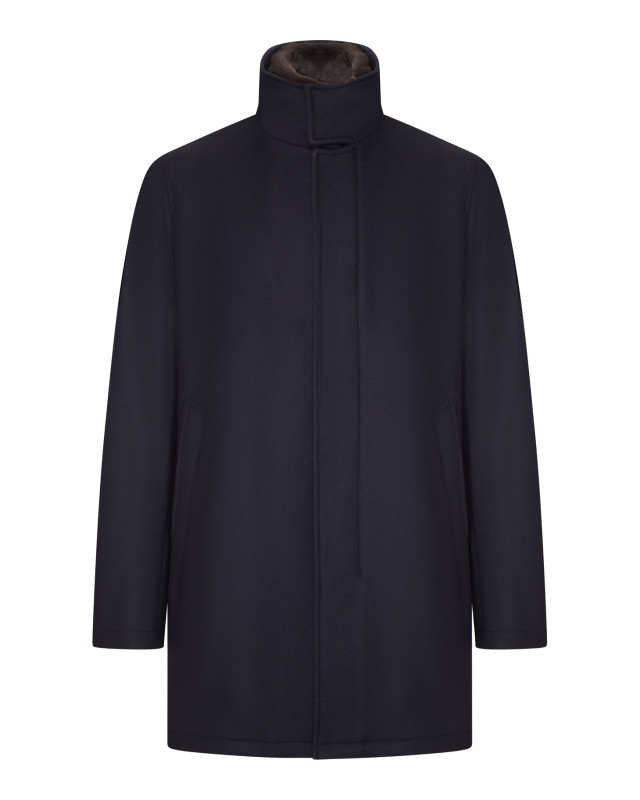 [Herno] Coat FW26 CA000214U333449200 BLU NAVY