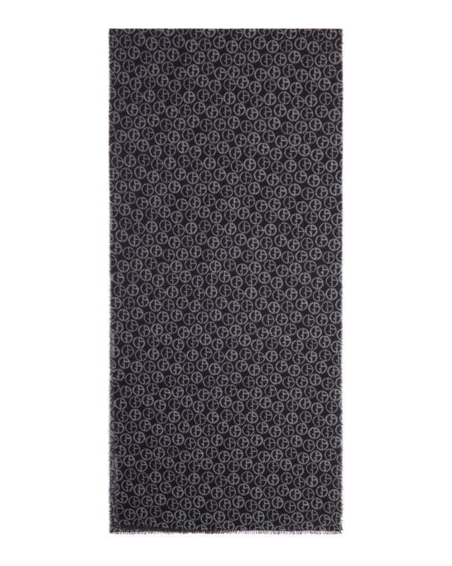 [Giorgio Armani] Scarf FW26 GM004117TE23552FC027 BLACK
