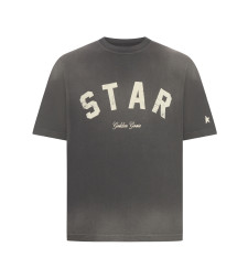 [GOLDEN GOOSE DELUXE BRAND] T-shirts Short Sleeve FW26 GUP01873P00241960666 CHARCOAL