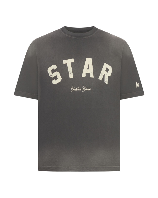 [GOLDEN GOOSE DELUXE BRAND] T-shirts Short Sleeve FW26 GUP01873P00241960666 CHARCOAL