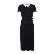 [Self-portrait] Short sleeve dress FW26 AW26019MABBLACK