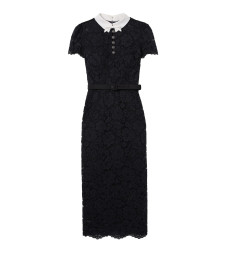 [Self-portrait] Short sleeve dress FW26 AW26019MABBLACK