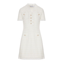 [Self-portrait] Short sleeve dress FW26 AW26146SACCREAM