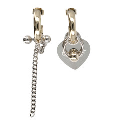 [JUSTINE CLENQUET] Earring FW26 NICKEARRINGSGOLD PALLA