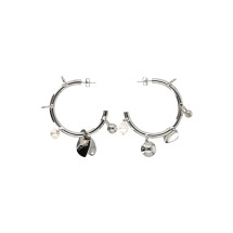 [JUSTINE CLENQUET] Earring FW26 BRITTEARRINGSPALLADIUM
