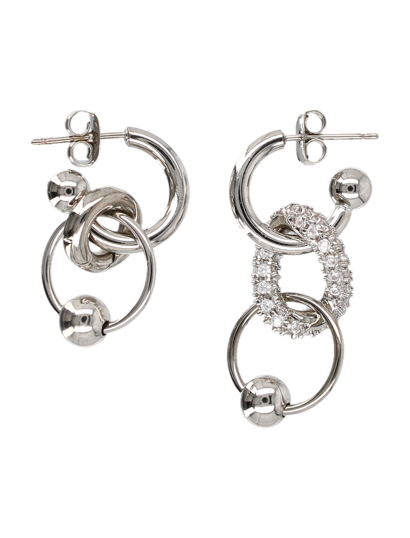 [JUSTINE CLENQUET] Earring FW26 ALISONEARRINGSPALLADIUM
