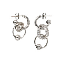 [JUSTINE CLENQUET] Earring FW26 ALISONEARRINGSPALLADIUM