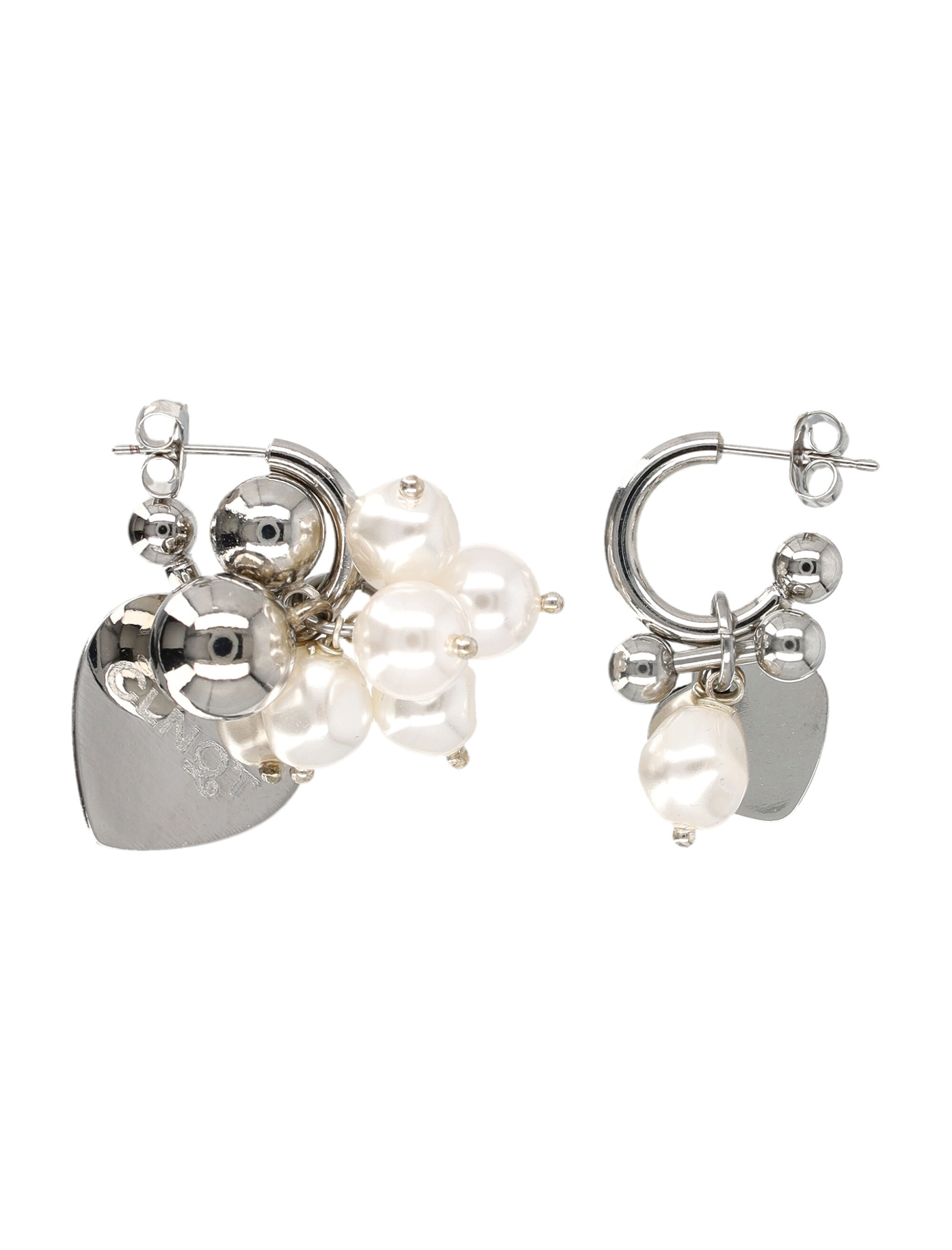 [JUSTINE CLENQUET] Earring FW26 ABBEYEARRINGSPALLADIUM
