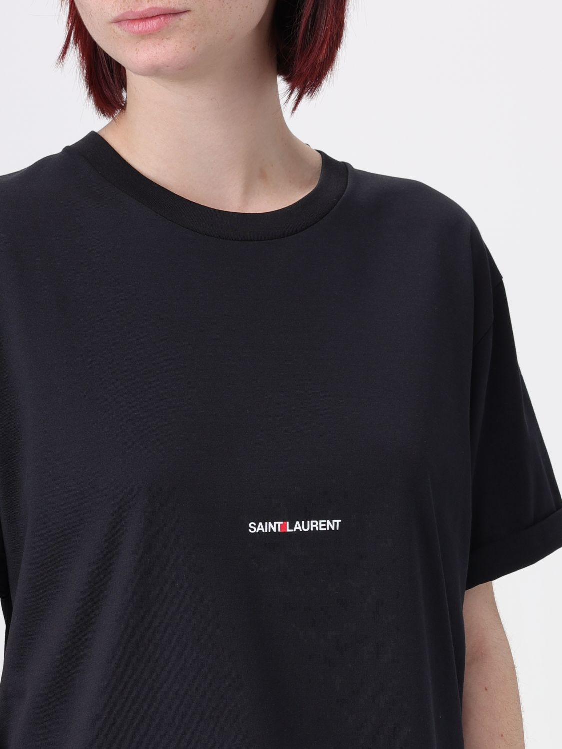 [Saint Laurent] T-shirts Short Sleeve FW25 460876YB2DQ 1000