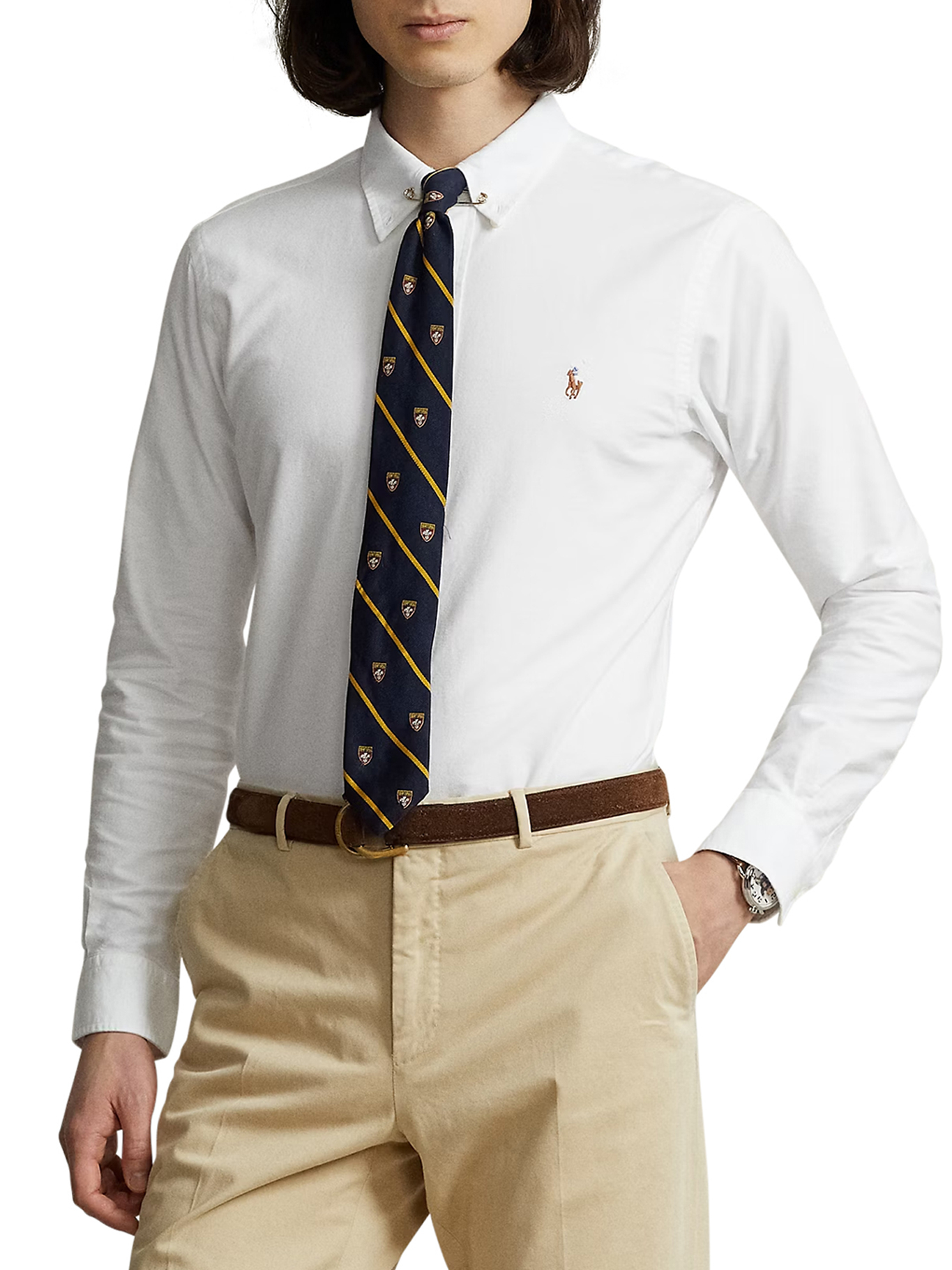 [Polo Ralph Lauren] Shirts Long Sleeve FW26 7107920410012WCF WHITE