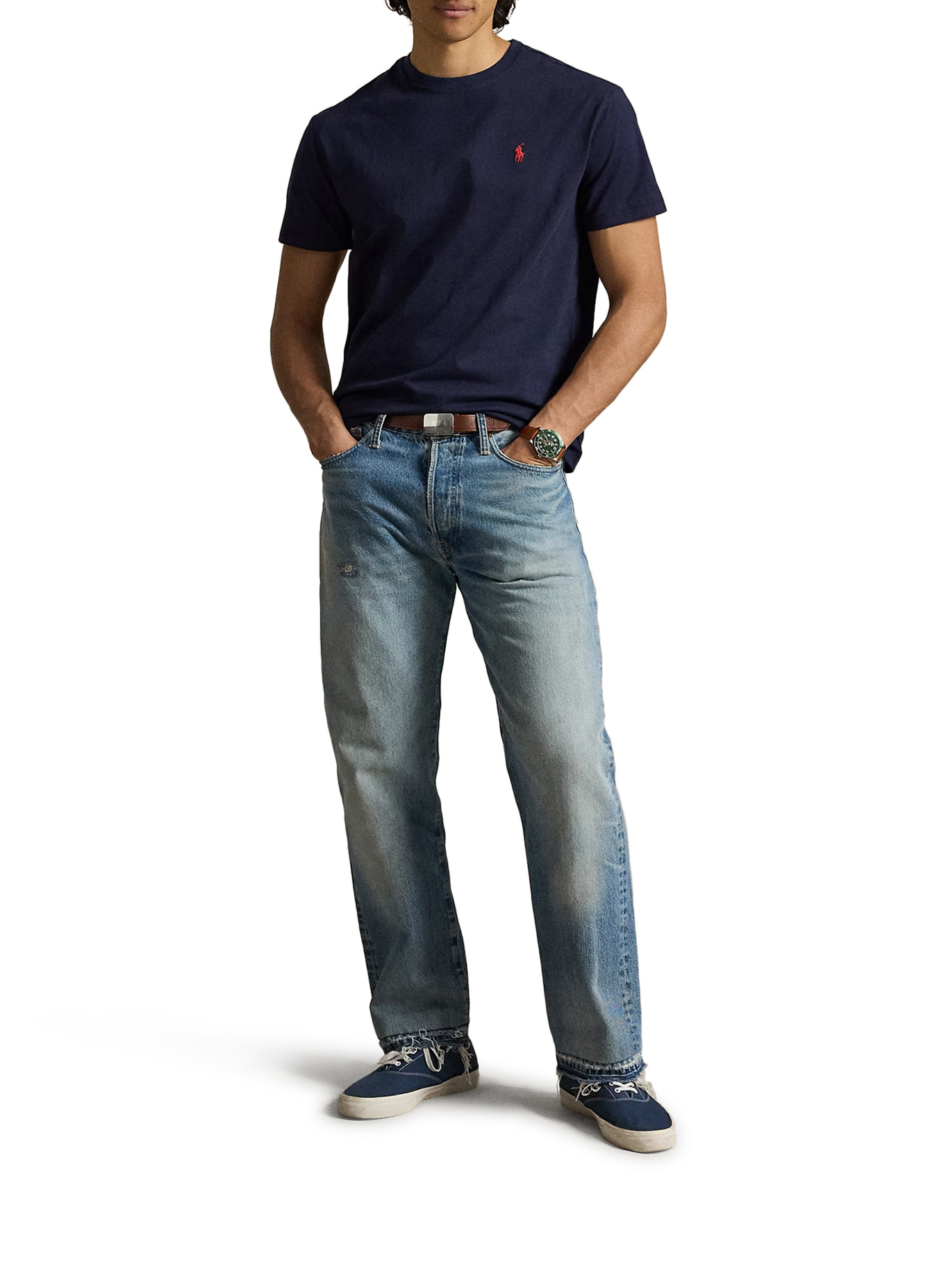 [Polo Ralph Lauren] T-shirts Short Sleeve FW26 7106807850042WBH INK