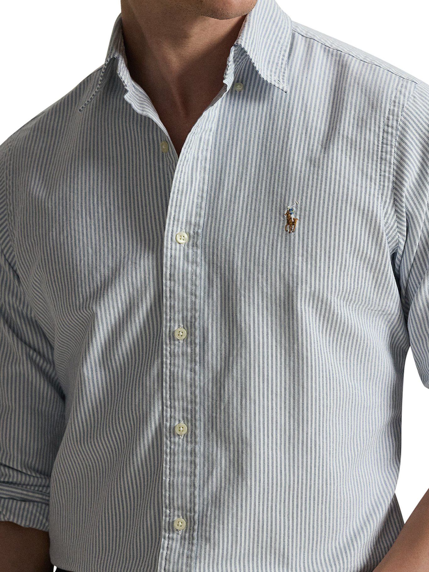 [Polo Ralph Lauren] Shirts Long Sleeve FW26 7107920410042YR0 BLUE/WHITE