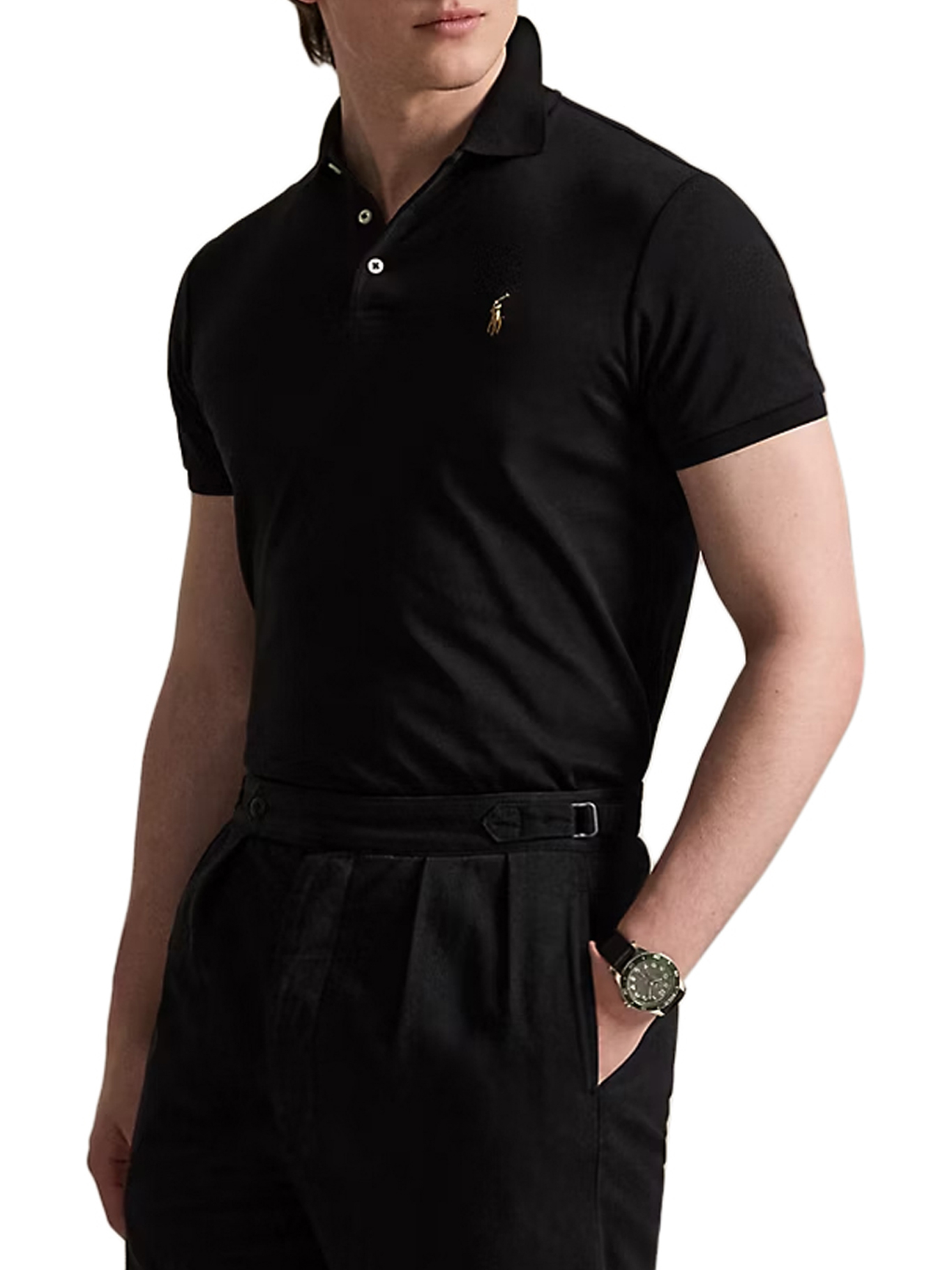 [Polo Ralph Lauren] T-shirts Short Sleeve FW26 7107131300012WBO POLO BLACK