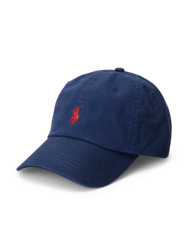 [Polo Ralph Lauren] Cap FW26 71054852401435LN NAVY/RED