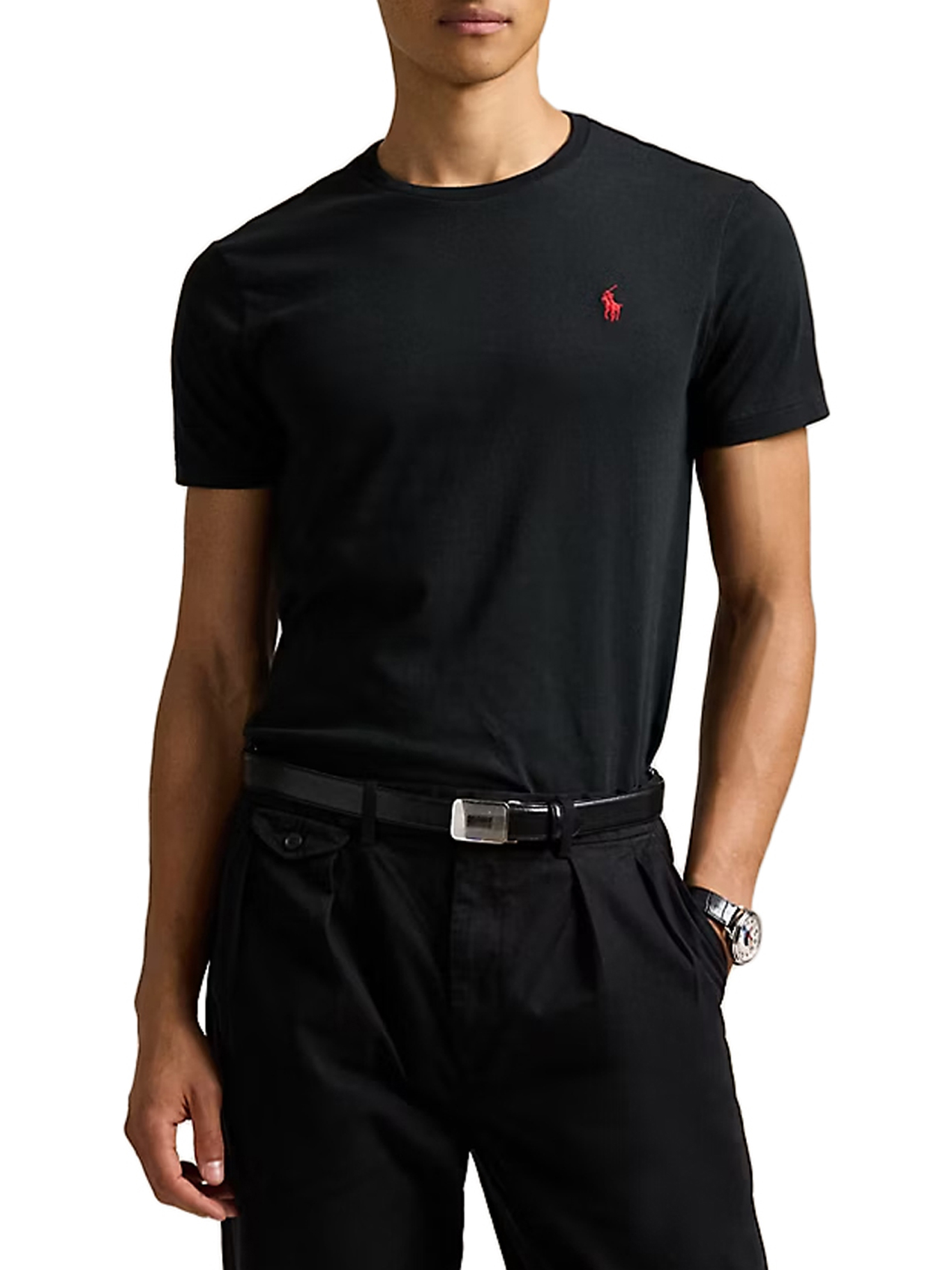 [Polo Ralph Lauren] T-shirts Short Sleeve FW26 7106807850012WWA RL BLACK
