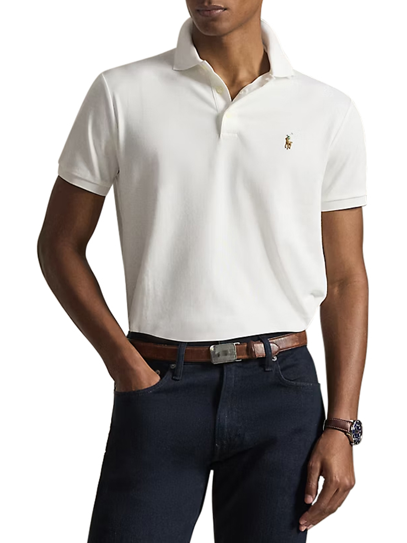 [Polo Ralph Lauren] T-shirts Short Sleeve FW26 7107131300032WCF WHITE