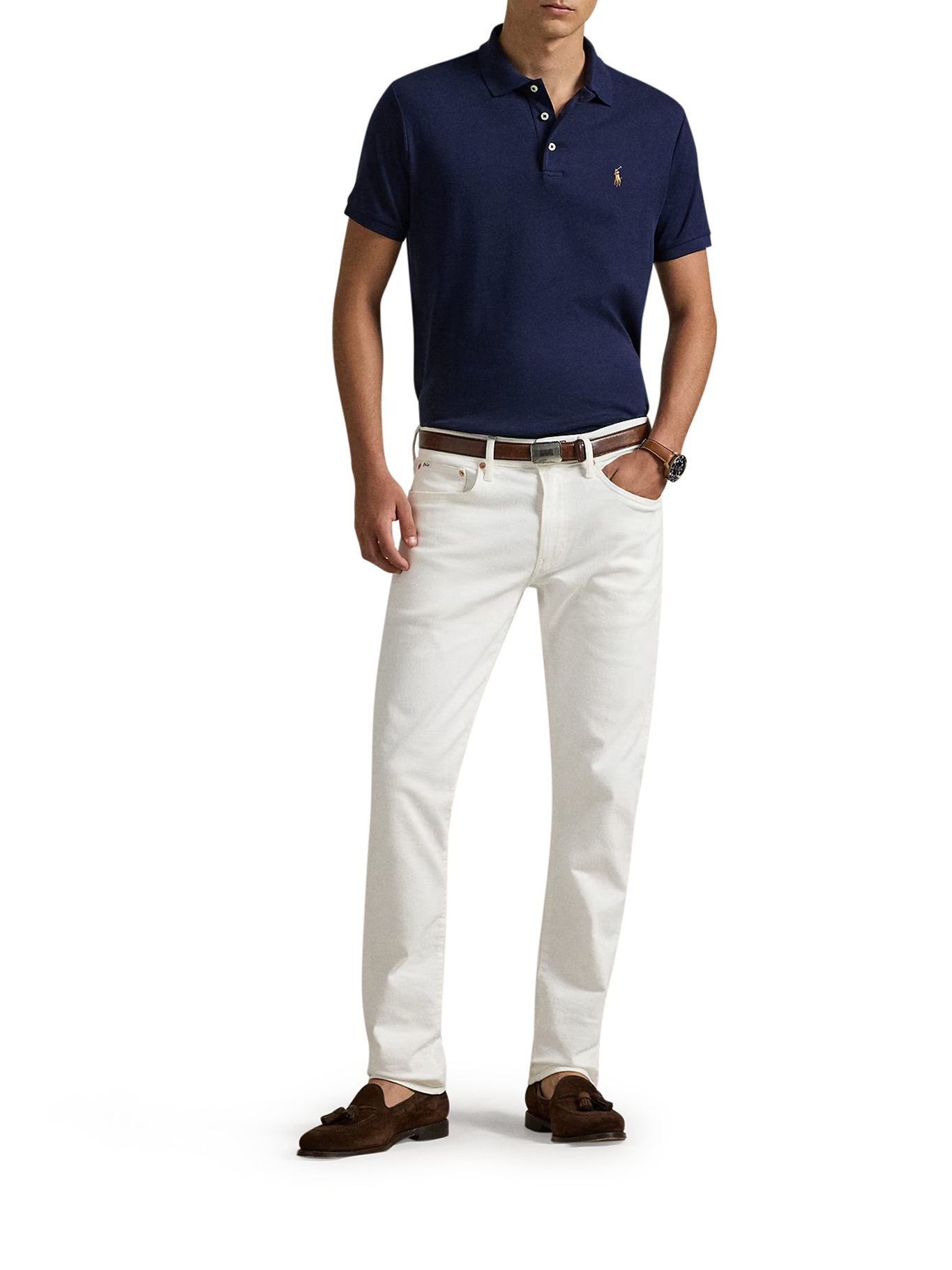 [Polo Ralph Lauren] T-shirts Short Sleeve FW26 7107131300062WC8 NAVY