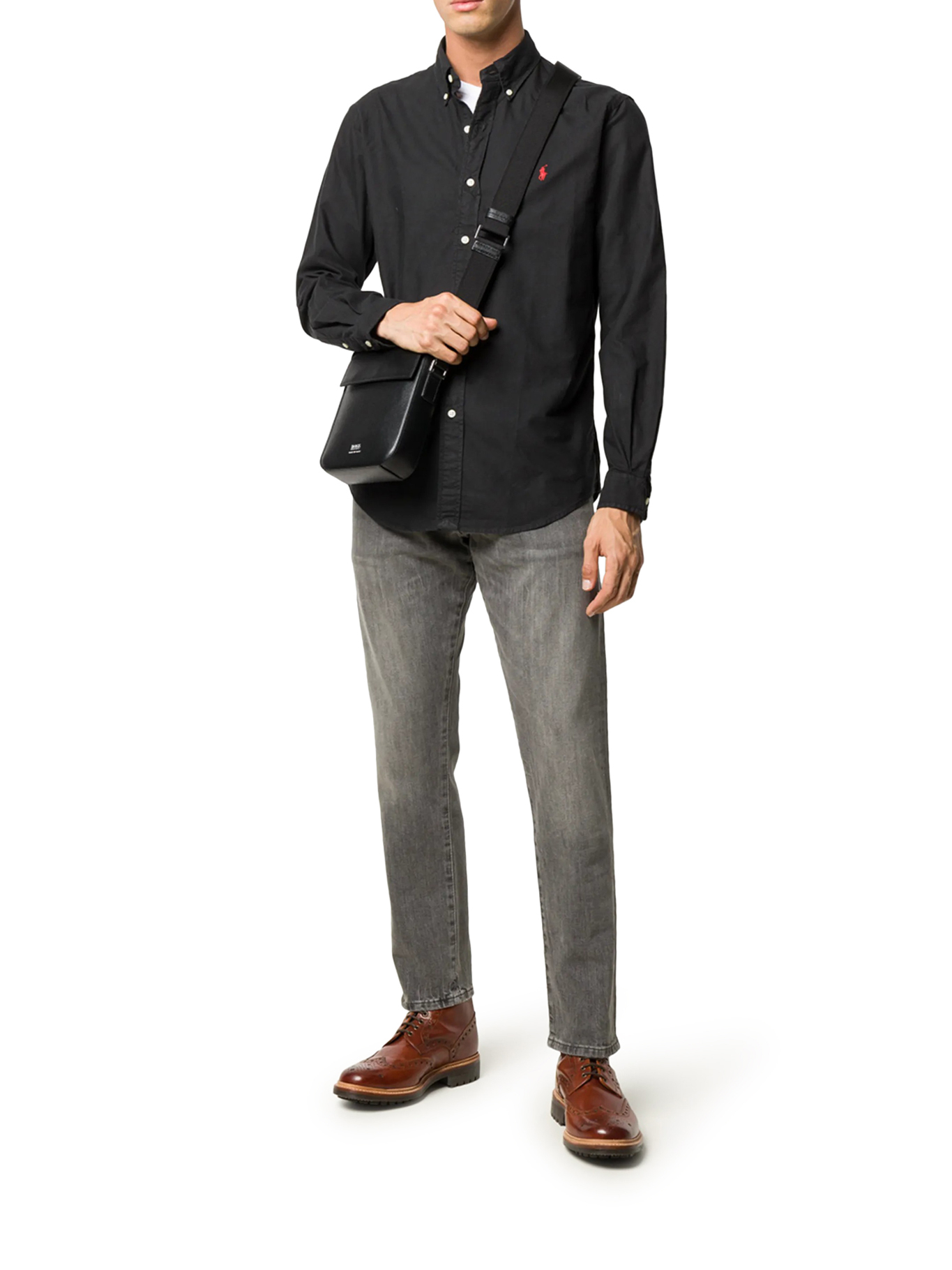 [Polo Ralph Lauren] Shirts Long Sleeve FW26 7107722900012WBO POLO BLACK