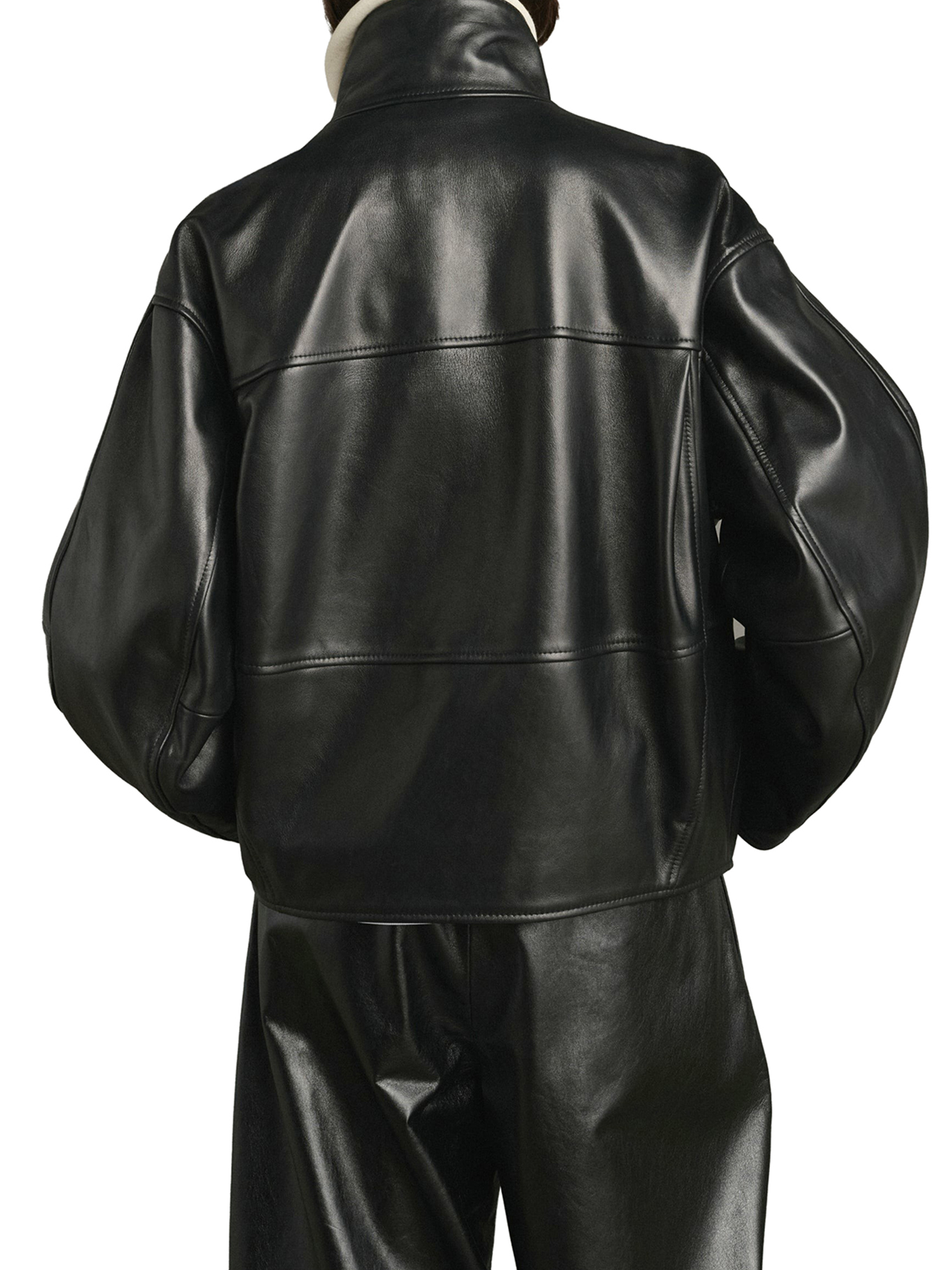 [Soeur] Leather Jacket FW26 BLS0117GAMMANOI0124W NOIR