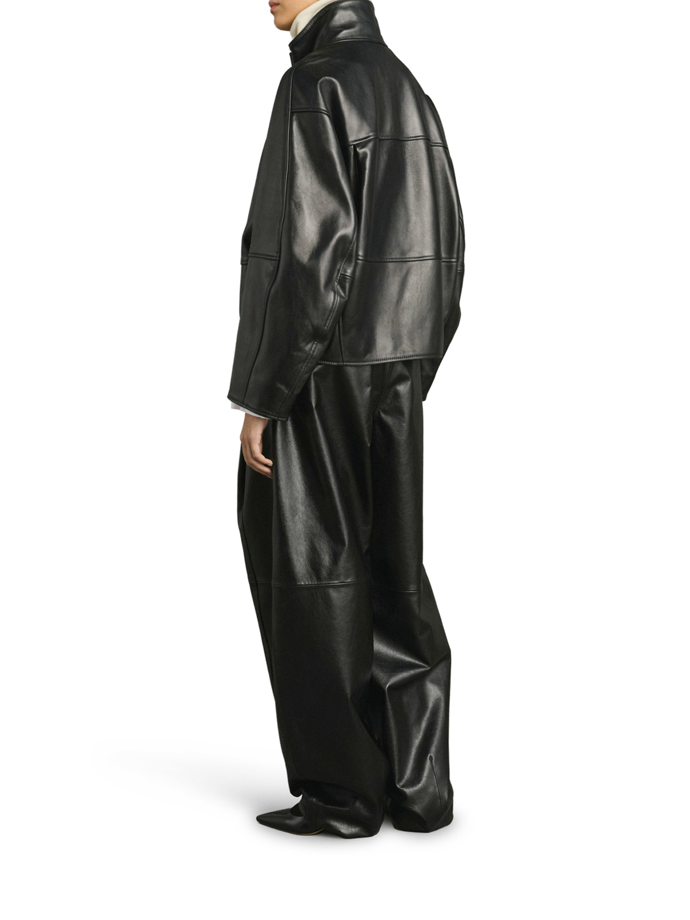 [Soeur] Leather Jacket FW26 BLS0117GAMMANOI0124W NOIR