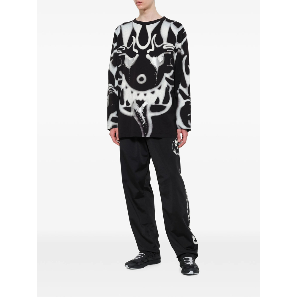 [Y-3] T-shirts Long Sleeve FW26 KQ8582  BLACK