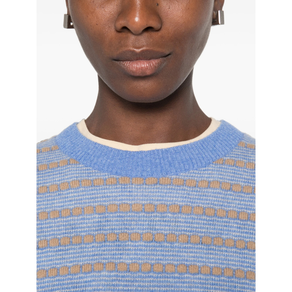 [GUEST IN RESIDENCE] Knitwear FW26 W44010JM PABBLE STR BLUE