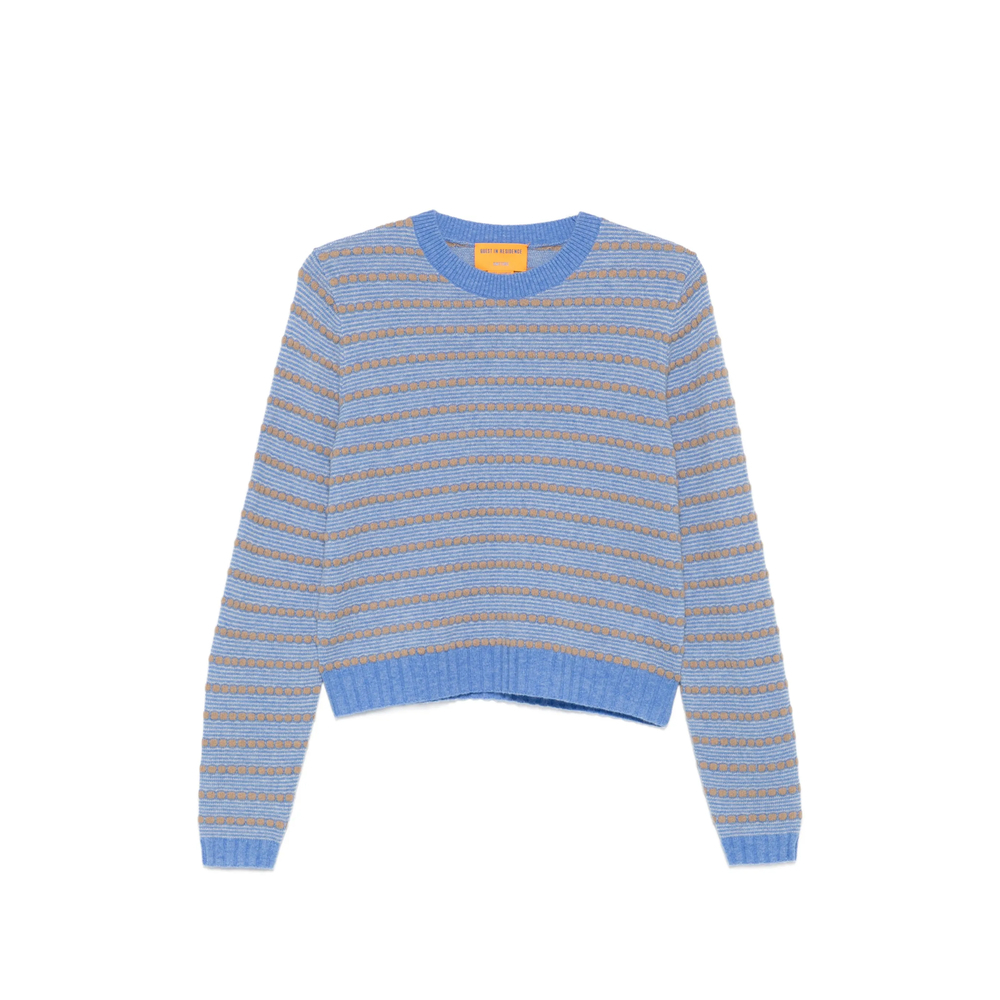 [GUEST IN RESIDENCE] Knitwear FW26 W44010JM PABBLE STR BLUE