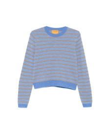 [GUEST IN RESIDENCE] Knitwear FW26 W44010JM PABBLE STR BLUE