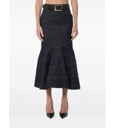[Self-portrait] Midi skirt FW26 PF26810MSKBL